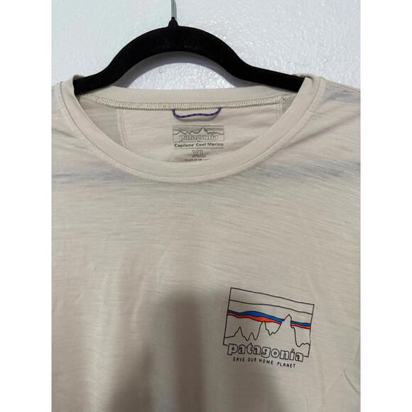 Patagonia Men's Long-Sleeved Capilene Cool Merino Graphic Shirt size XL - Picture 4 of 4